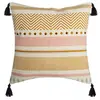 Image de Housse de coussin RAYURE PERLE - Rose