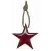 Image de Sujet de Noël Étoile Glacé 6cm Rouge