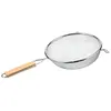 Image de AC-DECO Passoire Inox avec Poignée Bois
