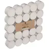 Image de But Lot de 50 bougies chauffe-plats - Blanc