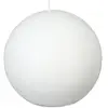 Image de Bougie boule Rustic - Diam. 10 cm - Blanc