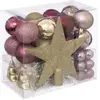 Image de Coffrets Décoration sapin de Noël 44 pièces - Rose et Doré