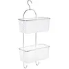 Image de Support de douche rectangulaire - Blanc