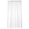 Image de Rideau de douche Polyester - Blanc