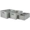 Image de Five simply smart Panier de rangement tressé - Gris