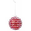 Image de Boule de Noël en Verre 9cm - Rouge