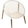 Image de Fauteuil ethnique en fil Terre Sauvage - Blanc