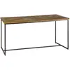 Image de Console design industriel Corte - L. 110 x H. 79 cm- Marron