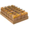 Image de Bougie X4 OLIA Ø 4,5 cm Jaune moutarde