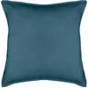 Image de Coussin Lilou déhoussable effet velours en polyester 55x55 cm - Bleu
