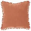 Image de Coussin à Pompons Jao Terracotta