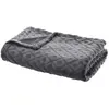 Image de Plaid Imprimé Losange 3D 125x150cm Gris