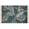 Image de Tapis à imprimé Jungle en coton - 120 x 170 cm - Vert et beige
