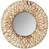 Image de Miroir mural tressé Terre Sauvage - Diam. 45 cm - Beige