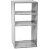Image de Etagère rectangulaire 2 + 1 cases Mix - H. 67,5 cm - Gris