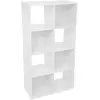 Image de Etagère cube design Mix'n modul - L. 67 x H. 134 cm - Blanc