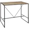 Image de Table haute design industriel Edena - L. 115 x H. 98 cm - Noir