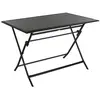 Image de Table pliante rectangulaire Azua - 4 Places - Graphite