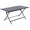 Image de Table pliante rectangulaire Azua - 6 Places - Graphite