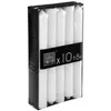 Image de Lot de 10 Bougies Bâtons Basic Blanc