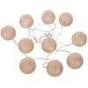 Image de Guirlande LED 10 boules - Rose glitter
