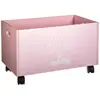 Image de Atmosphera Coffre à jouets sur roulettes - Rose