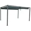 Image de Hespéride Tonnelle Palmeira aluminium 4x3 m - Ardoise