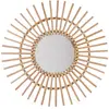 Image de Miroir mural rotin scandi Universalis - Diam. 58 cm