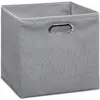 Image de Boite de rangement pliable - 31 x 31 - Gris chiné
