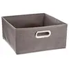 Image de Boîte de rangement pliable - Gris clair