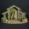 Image de Crèche de Noël Led 38cm Vert Beige