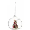 Image de Boule de Noël en Verre Ouverte 9cm Transparent