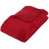 Image de Plaid Microfibre 130x180cm Rouge