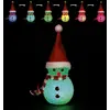 Image de Décoration Lumineuse Bonhomme de Neige - Multicolore