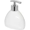 Image de Five simply smart Distributeur de savon en céramique Galet - 14 cm - Blanc