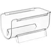 Image de Bac de Rangement Bouteille Vin Frigo 20cm Transparent