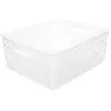 Image de Panier de rangement rectangulaire - Blanc