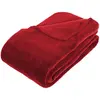 Image de Plaid en Microfibre uni - 230x180 cm - Rouge