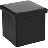 Image de Atmosphera Pouf pliant carré - Noir