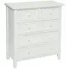 Image de Commode en bois Charme - L. 72 x H. 81 cm - Blanc