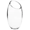 Image de Vase en verre bombé - Transparent
