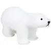Image de Statuette Déco Ours 21 cm Blanc - Générique