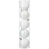 Image de Lot de 5 Boules de Noël Colorama 5cm - Blanc