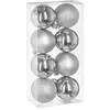 Image de Lot de 8 Boules de Noël Colorama 7cm - Argent