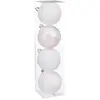 Image de Kit Décoration pour sapin de Noël - 4 Pièces - Blanc