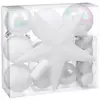 Image de Kit 18 Pièces Déco de Noël Colorama 23cm Blanc