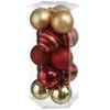 Image de Kit Décoration pour sapin de Noël - 15 Pièces - Rouge et doré