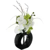 Image de ATMOSPHERA Composition orchidées - Noir