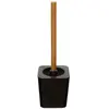 Image de Brosse WC Bambou 38cm Noir