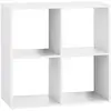 Image de Etagère 4 Cases Mix - P. 32 cm x H. 67,5 cm - Blanc